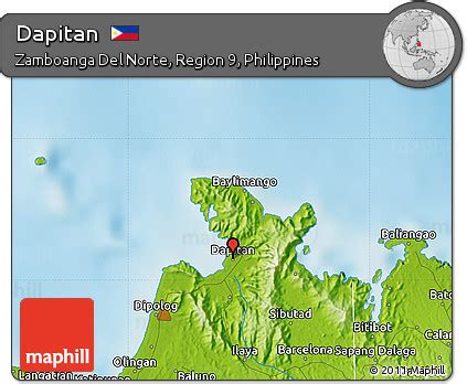 dapitan city map|Detailed Satellite Map of Dapitan City .